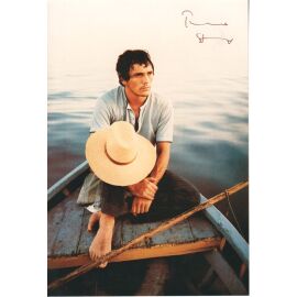 Autogramm Film (UK) | Terence STAMP | 1966 Foto (Portrait Color XL) "Modesty Blaise"