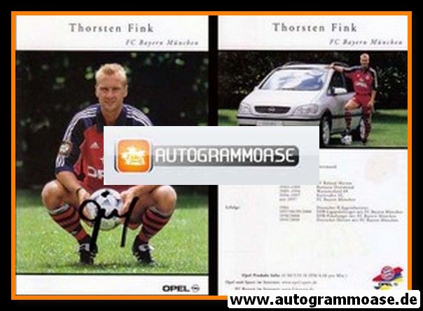 Autogramm Fussball | FC Bayern München | 2000 | Thorsten FINK