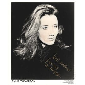 Autogramm Film (UK) | Emma THOMPSON | 1990er Foto (Portrait SW XL)