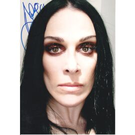 Autogramm Gothic (USA) | Diamanda GALAS | 2000er Foto (Portrait Color XL)