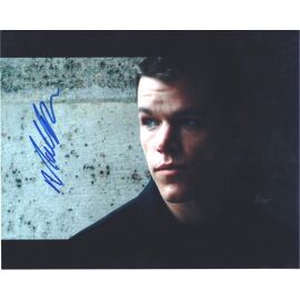 Autogramm Film (USA) | Matt DAMON | 2002 Foto (Portrait Color XL) "Bourne Identity"