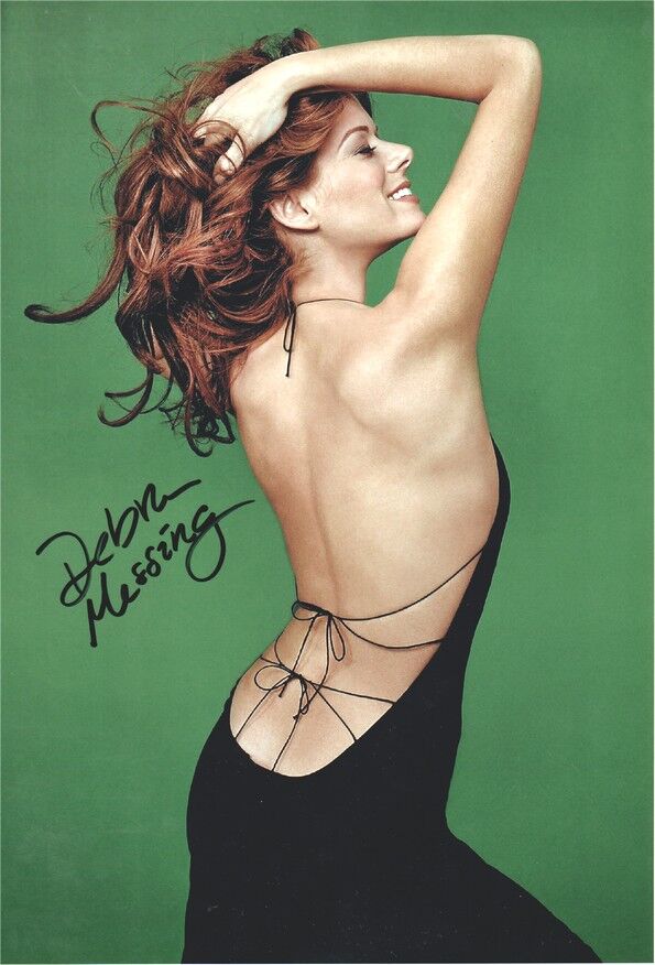 Autogramm Film (USA) | Debra MESSING | 2000er Foto (Portrait Color XL) SEXY