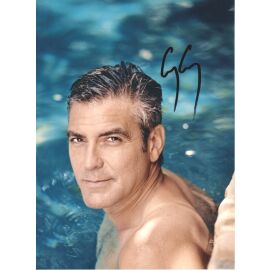 Autogramm Film (USA) | George CLOONEY | 2000er Foto (Portrait Color) XL