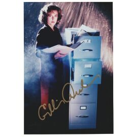 Autogramm Film (USA) | Gillian ANDERSON | 1990er Foto (Portrait Color XL) X-Files