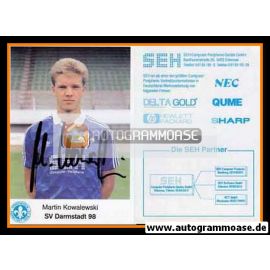Autogramm Fussball | SV Darmstadt 98 | 1988 | Martin KOWALEWSKI