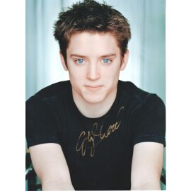 Autogramm Film (USA) | Elijah WOOD | 2000er Foto (Portrait Color XL)