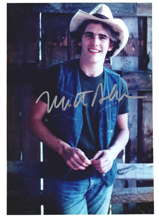 Autogramm Film (USA) | Matt DILLON | 1982 Foto (Portrait Color XL) "Tex"