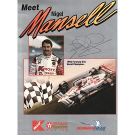 Autogramm Formel 1 (UK) | Nigel MANSELL | 1992 (Collage Color XL) Weltmeister