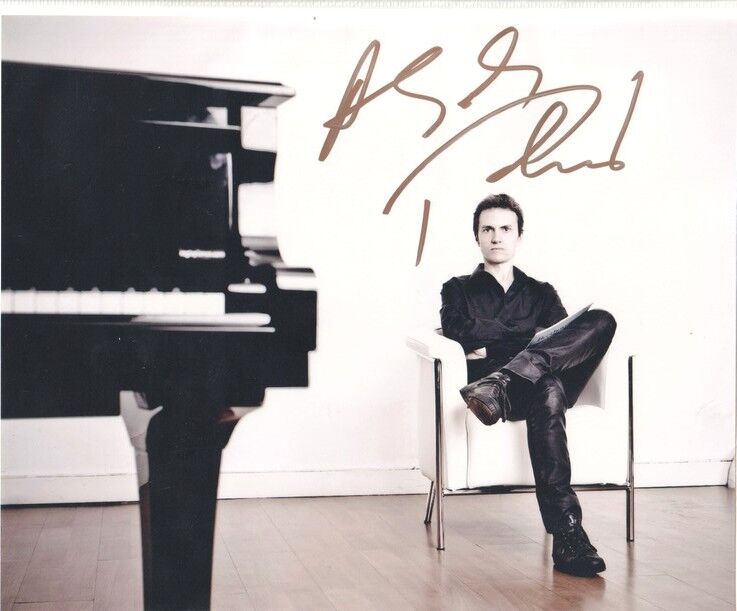 Autogramm Piano (FR) | Alexandre THARAUD | 2000er Foto (Portrait Color XL)