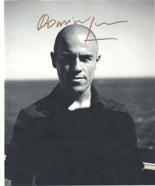 Autogramm Pop (FR) | DOMINIQUE A | 2010er Foto (Portrait SW XL)