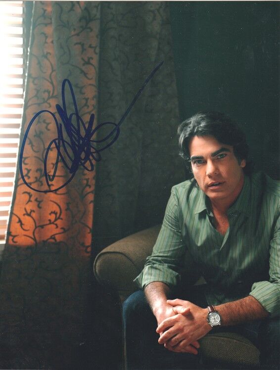 Autogramm Film (USA) | Peter GALLAGHER | 2000er Foto (Portrait Color XL) "O.C. California"