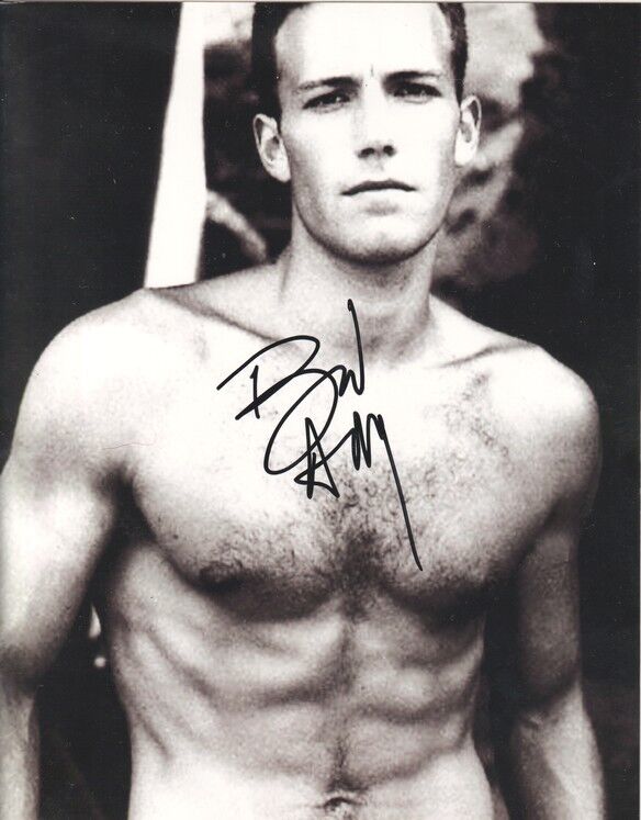Autogramm Film (USA) | Ben AFFLECK | 2000er Foto (Portrait SW XL) TOPLESS