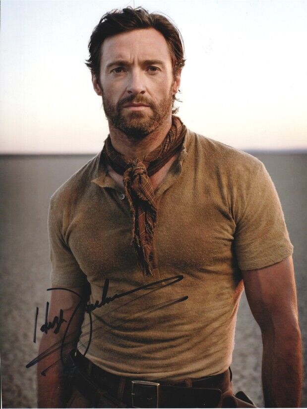 Autogramm Film (AUS) | Hugh JACKMAN | 2008 Foto (Portrait Color XL) "Australia"