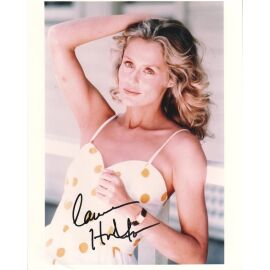 Autogramm Film (USA) | Lauren HUTTON | 1990er Foto (Portrait Color XL)