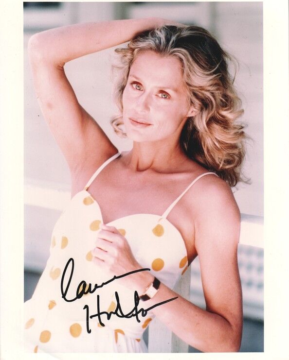 Autogramm Film (USA) | Lauren HUTTON | 1990er Foto (Portrait Color XL)