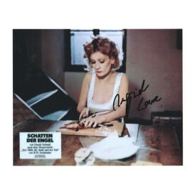 Autogramm Film | Ingrid CAVEN | 1975 Foto (Portrait Color XL) "Schatten Der Engel"