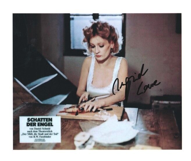 Autogramm Film | Ingrid CAVEN | 1975 Foto (Portrait Color XL) "Schatten Der Engel"