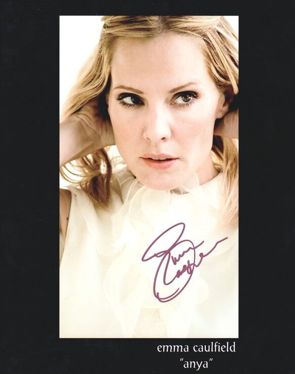 Autogramm Film (USA) | Emma CAULFIELD | 2000er Foto (Portrait Color XL) "Buffy"