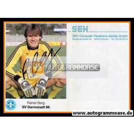 Autogramm Fussball | SV Darmstadt 98 | 1988 | Rainer BERG (2)