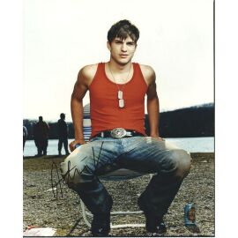 Autogramm Film (USA) | Ashton KUTCHER | 2000er Foto (Portrait Color XL) 1