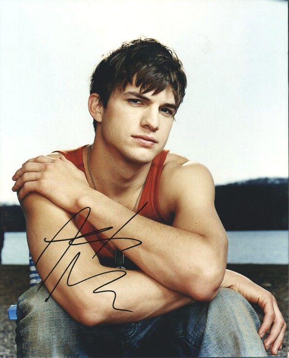 Autogramm Film (USA) | Ashton KUTCHER | 2000er Foto (Portrait Color XL) 2