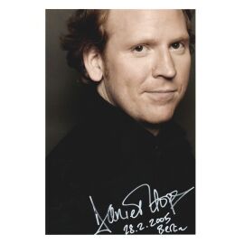 Autogramm Violine (IRL) | Daniel HOPE | 2000er Foto (Portrait Color XL)