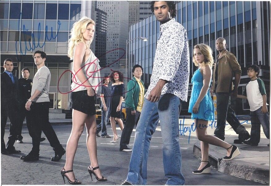 Autogramme Film (USA) | HEROES CAST | 2006 Foto (Portrait Color XL) + 3 AG
