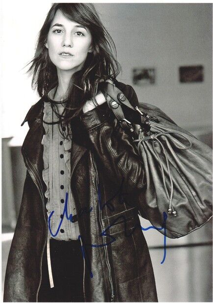 Autogramm Film / Pop (FR) | Charlotte GAINSBOURG | 2000er Foto (Portrait SW XM)