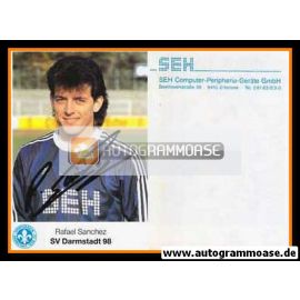Autogramm Fussball | SV Darmstadt 98 | 1989 | Rafael SANCHEZ