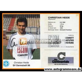 Autogramm Fussball | SV Darmstadt 98 | 1990 | Christian HEIDE