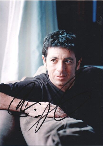 Autogramm Pop (FR) | Patrick BRUEL | 2000er Foto (Portrait Color XM)