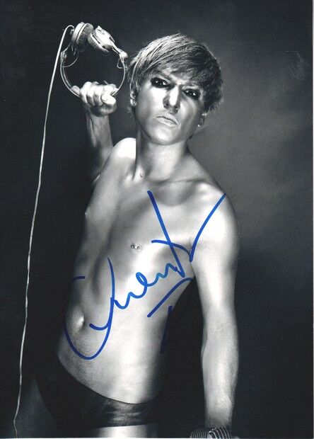 Autogramm Pop (CH) | Quentin MOSIMANN | 2000er Foto (Portrait SW XM)
