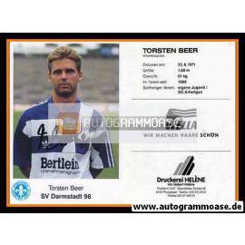 Autogramm Fussball | SV Darmstadt 98 | 1991 | Torsten BEER