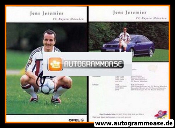 Autogramm Fussball | FC Bayern München | 2000 | Jens JEREMIES
