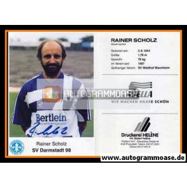 Autogramm Fussball | SV Darmstadt 98 | 1991 | Rainer SCHOLZ