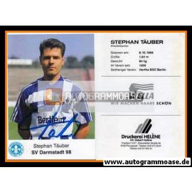 Autogramm Fussball | SV Darmstadt 98 | 1991 | Stephan TÄUBER