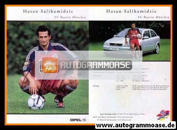 Autogramm Fussball | FC Bayern München | 2000 | Hasan SALIHAMIDZIC