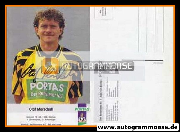 Autogramm Fussball | Dynamo Dresden | 1993 | Olaf MARSCHALL