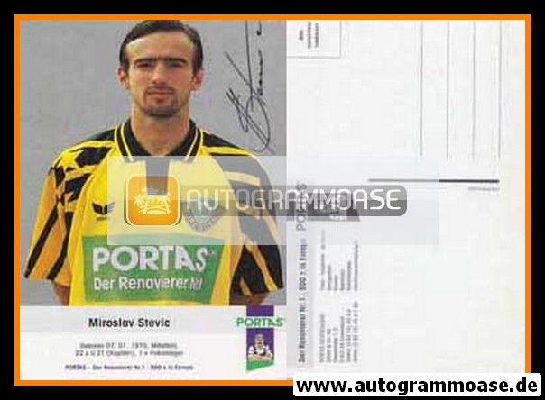 Autogramm Fussball | Dynamo Dresden | 1993 | Miroslav STEVIC