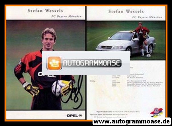 Autogramm Fussball | FC Bayern M&uuml;nchen | 2000 | Stefan WESSELS