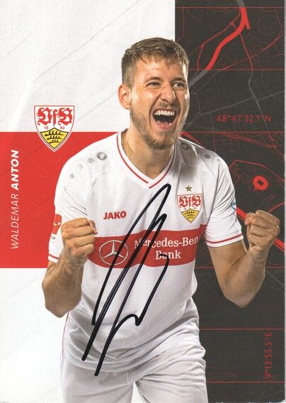 Autogramm Fussball | VfB Stuttgart | 2020 | Waldemar ANTON