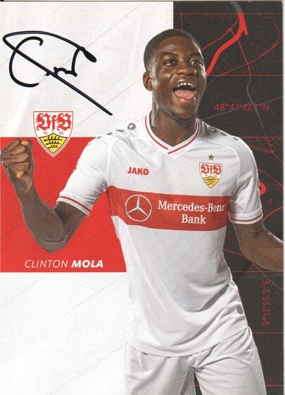 Autogramm Fussball | VfB Stuttgart | 2020 | Clinton MOLA