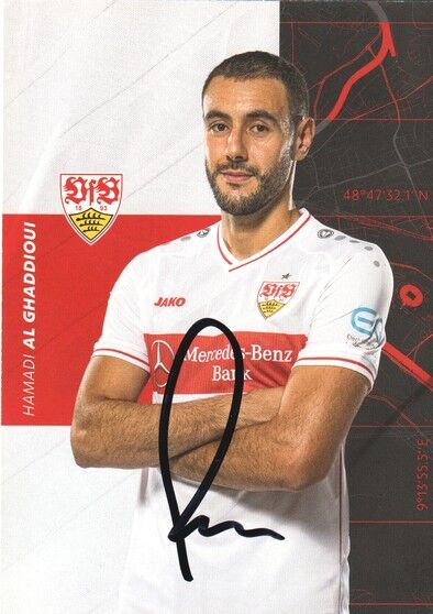 Autogramm Fussball | VfB Stuttgart | 2020 | Hamadi AL GHADDIOUI