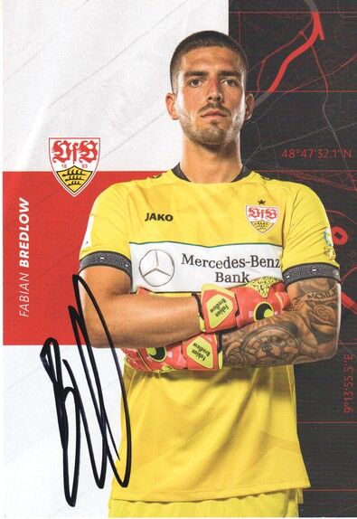 Autogramm Fussball | VfB Stuttgart | 2020 | Fabian BREDLOW