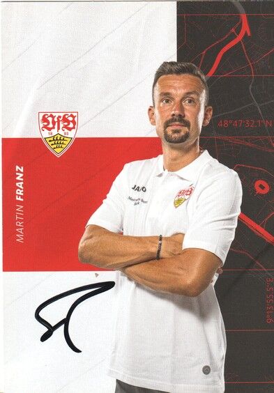 Autogramm Fussball | VfB Stuttgart | 2020 | Martin FRANZ