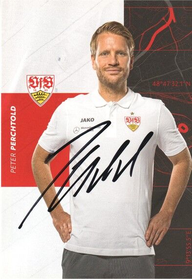 Autogramm Fussball | VfB Stuttgart | 2020 | Peter PERCHTOLD