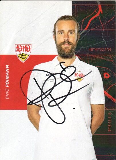 Autogramm Fussball | VfB Stuttgart | 2020 | Dino POIMANN