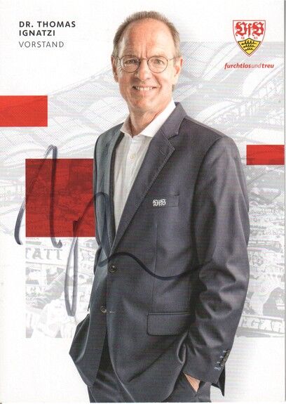 Autogramm Fussball | VfB Stuttgart | 2022 | Thomas IGNATZI