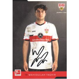 Autogramm Fussball | VfB Stuttgart | 2021 | Wahidullah FAGHIR