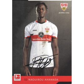 Autogramm Fussball | VfB Stuttgart | 2021 | Naouirou AHAMADA